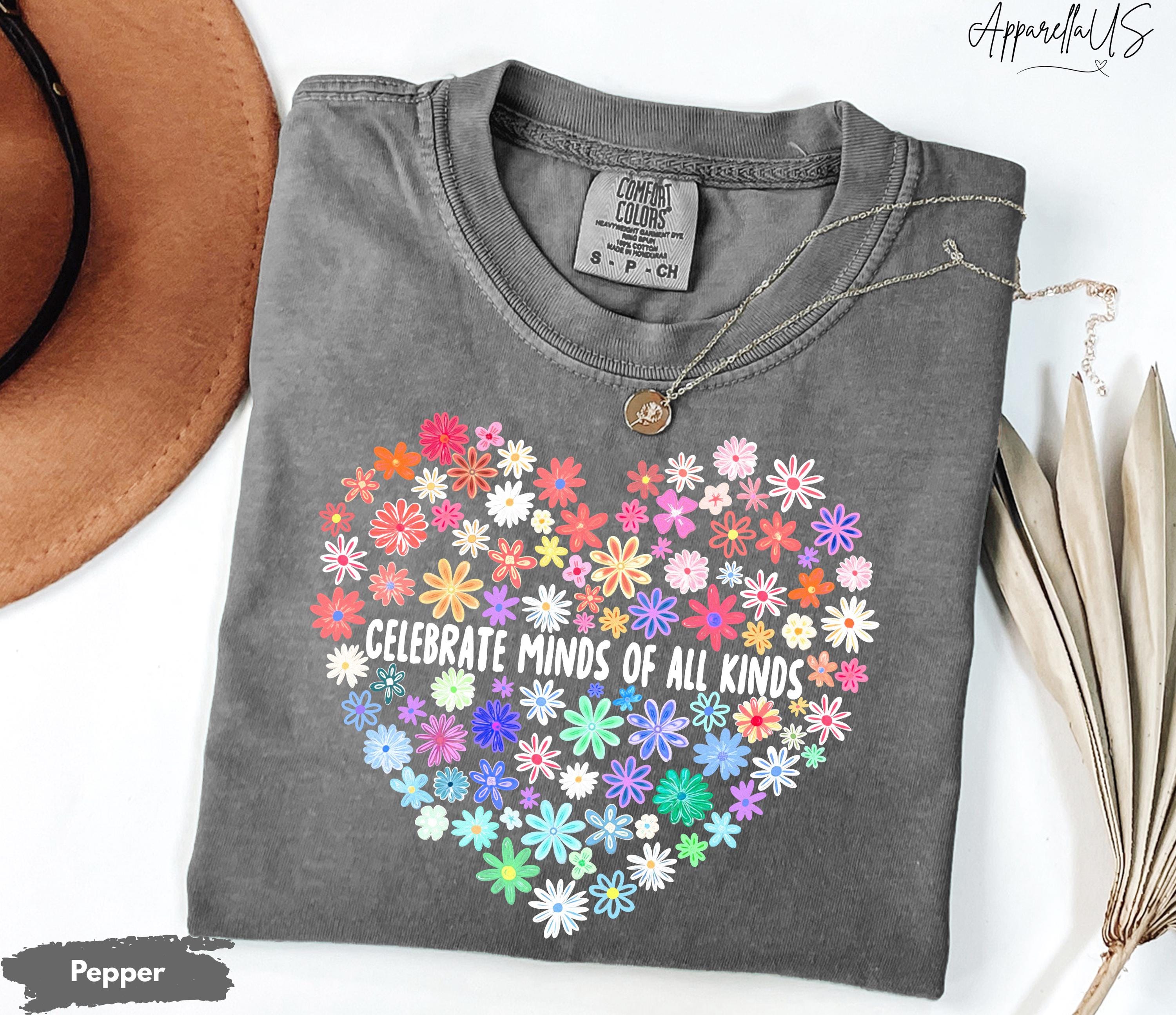 Comfort Colors Celebrate Minds Kinds Neurodiversity Autism Awareness Education Teacher Gif (1)