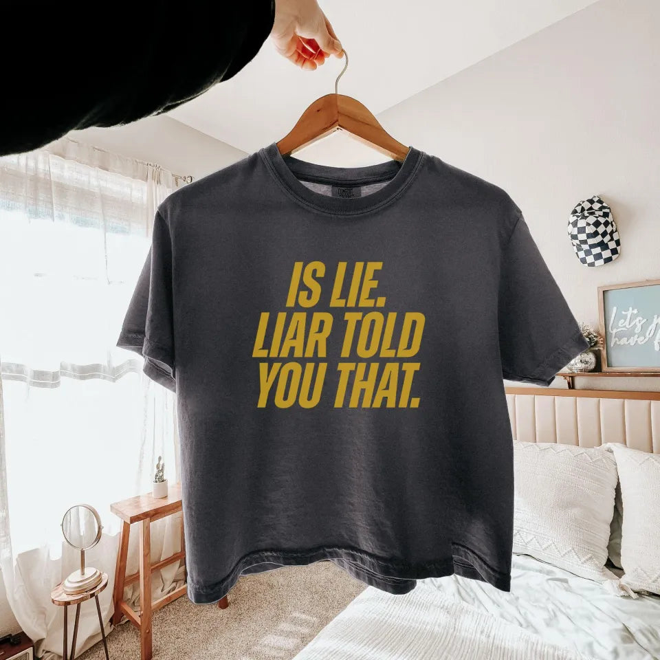 Connor Storrie Heated Rivalry Inspired Baby Tee Ilya and Shane Womens Boxy T-Shirt