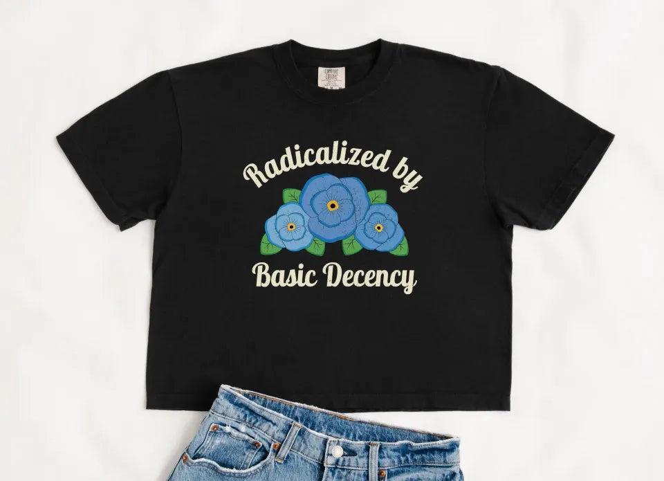 Radicalized by Basic Decency Women's Boxy Tee