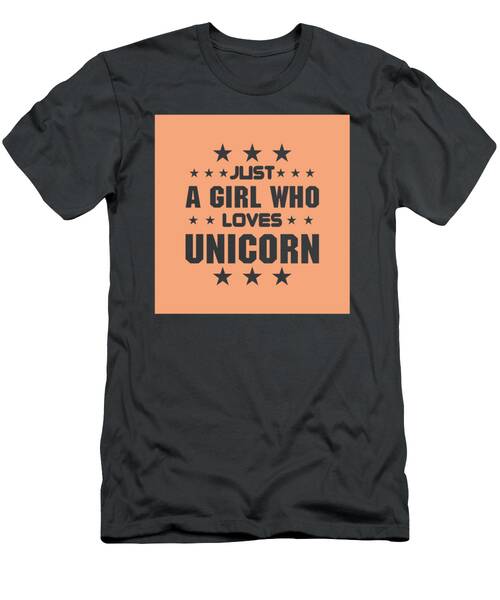 Just  A Girl  Who Loves Unicorn #14 T-Shirt