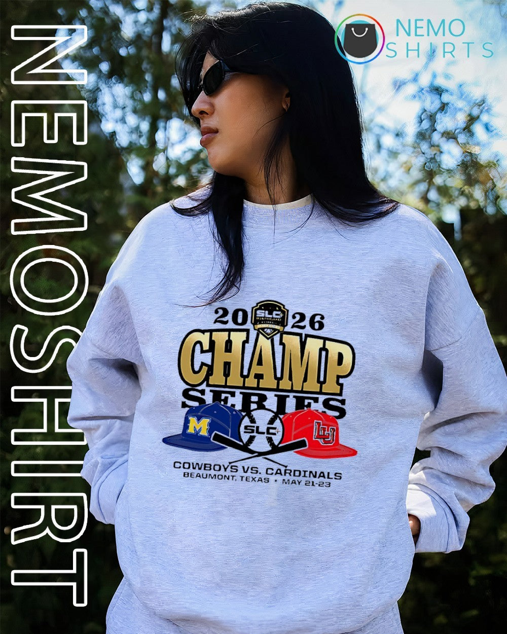 Cowboys vs Cardinals 2026 Southland Conference Champ series shirt