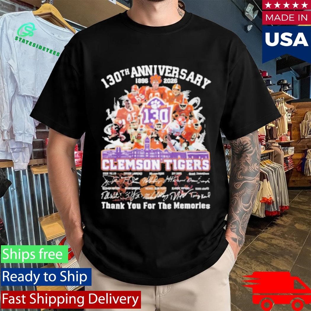 1896 2026 Clemson Tigers Thank You For The Memories Shirt