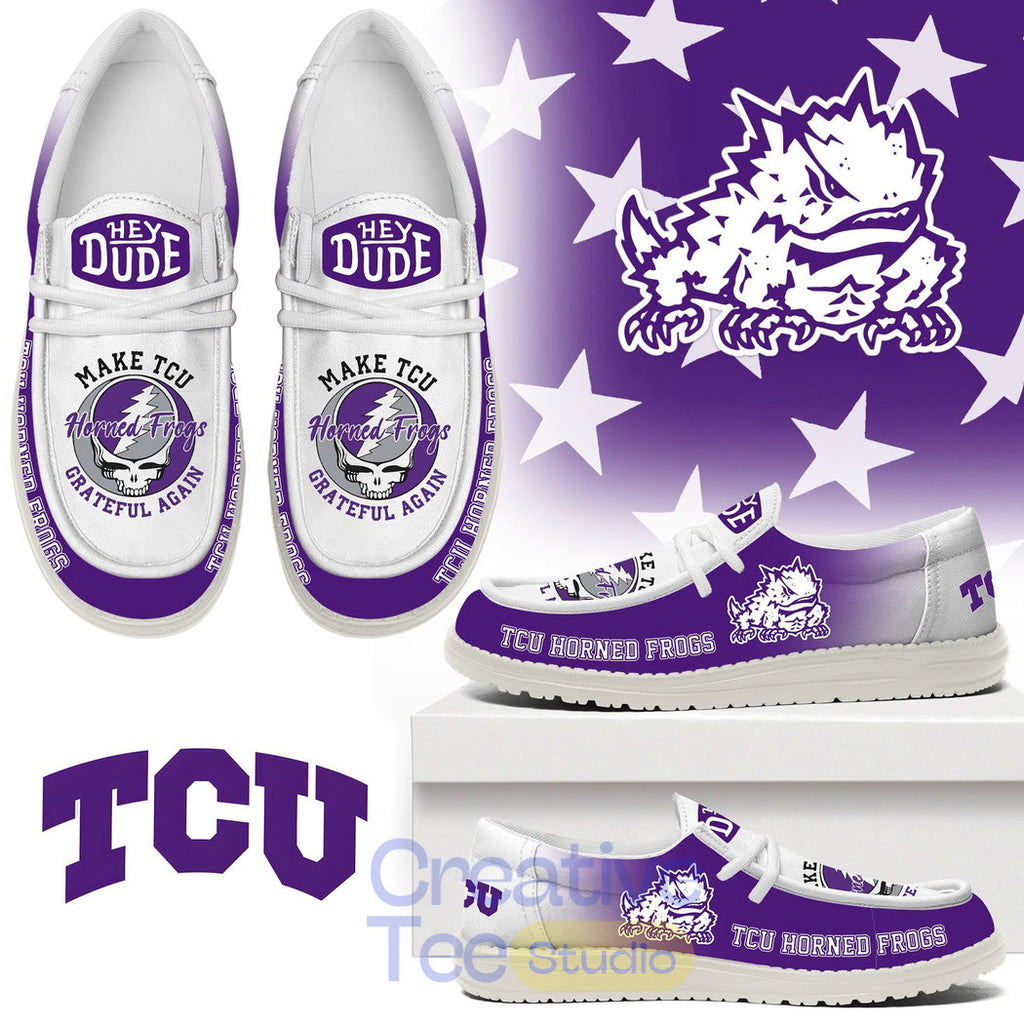 Make TCU Horned Frogs Grateful Again Hey Dude Shoes