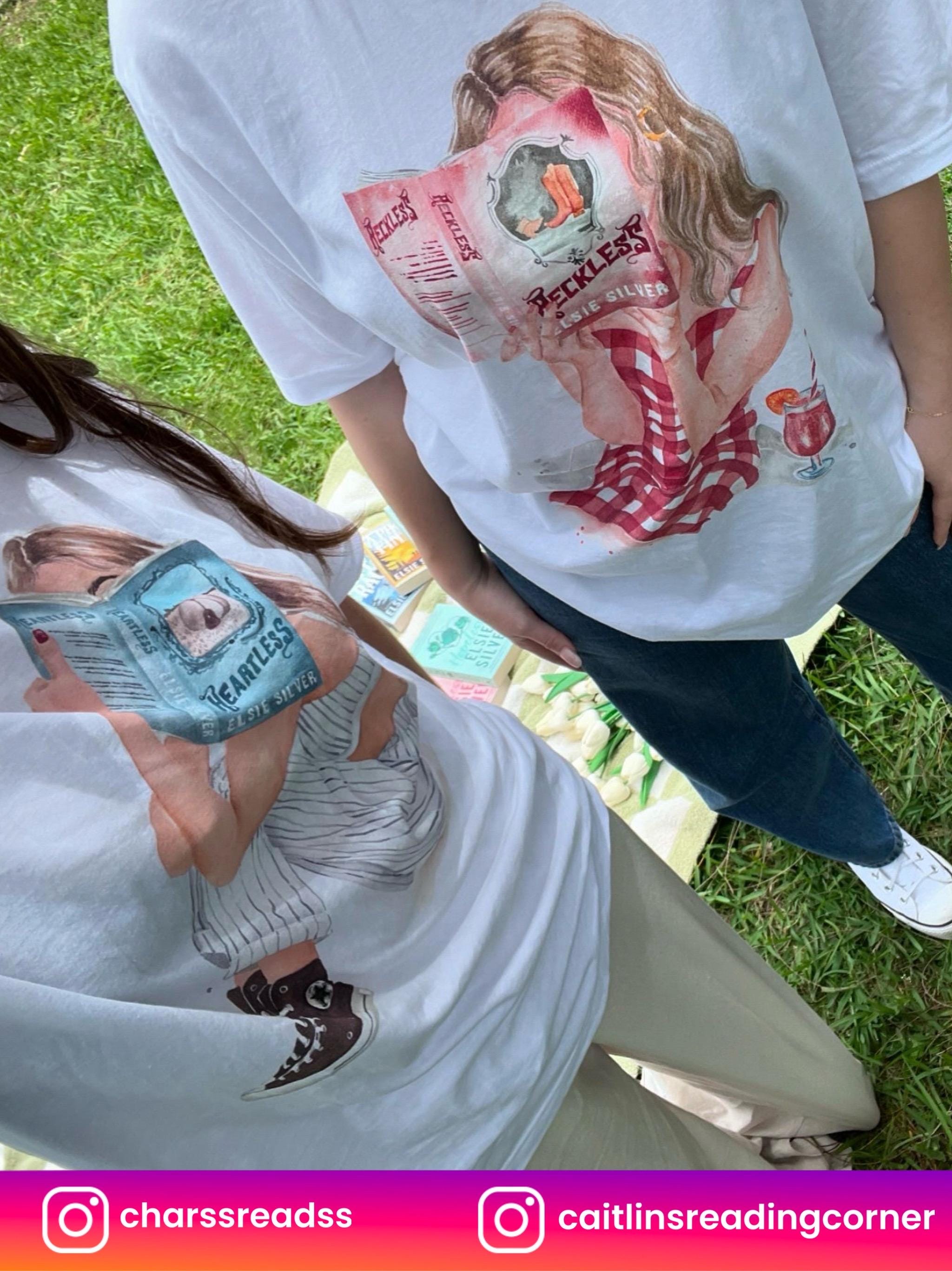 Heartless Book Elsie Silver Hestnut Springs Series Tee Cowboy Romance Book Tee Hair Color Skin Options (3)