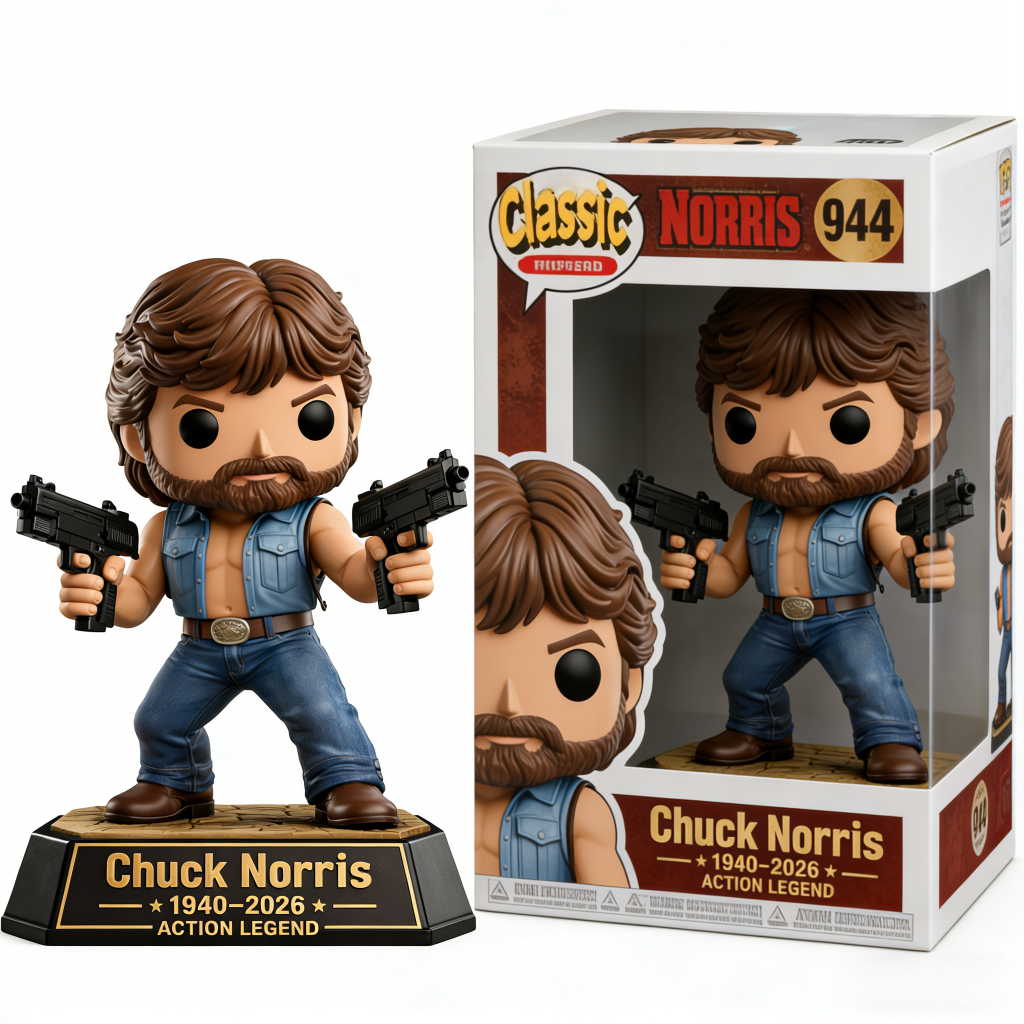 Chuck Norris “The Roundhouse King” Thank You For The Memories POP Figure