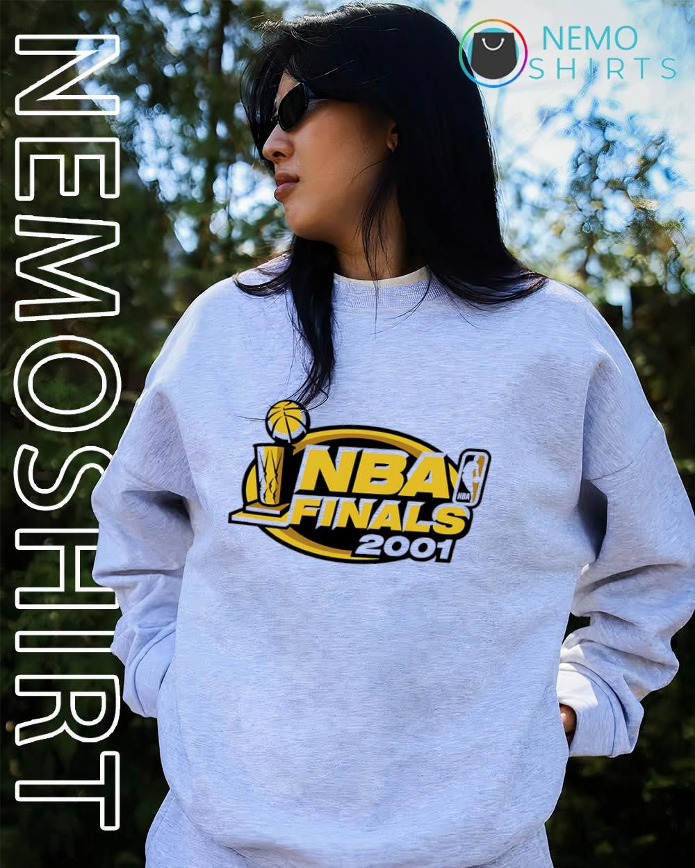 2001 NBA Finals trophy shirt