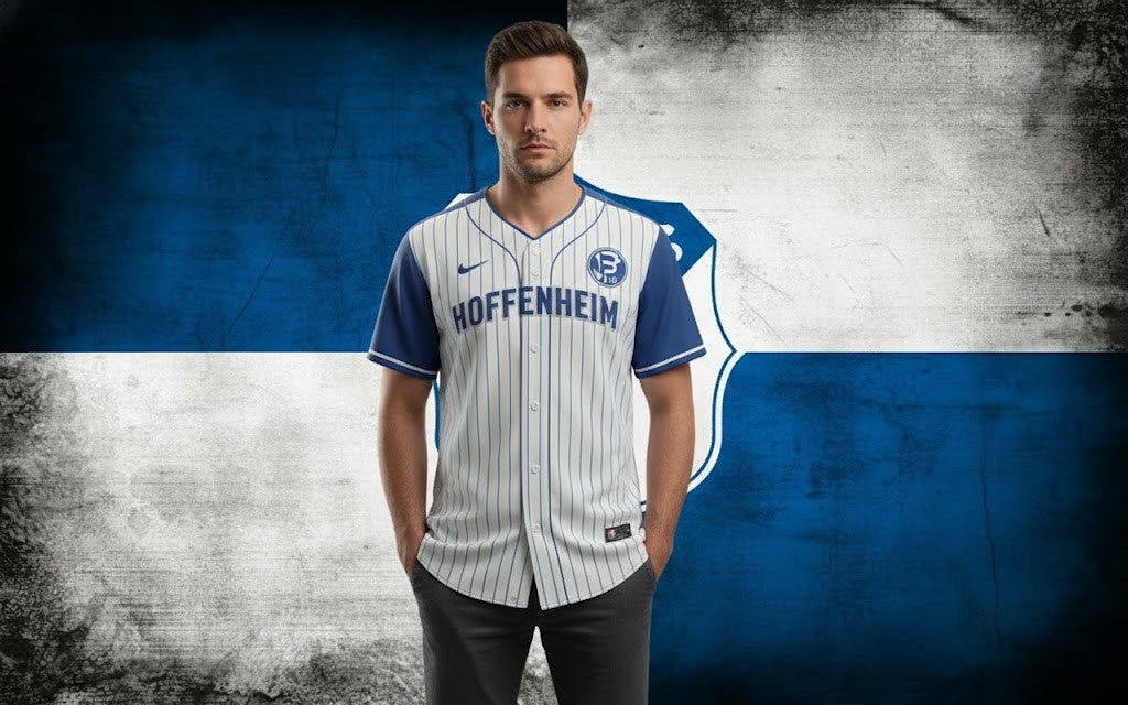 TSG 1899 Hoffenheim Baseball Jersey – Custom Andrej Kramarić #27 Pinstripe Fan Shirt