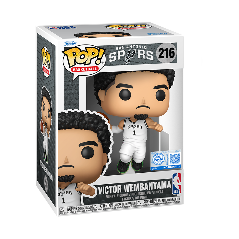 Victor Wembanyama Funko Pop Figure – San Antonio Spurs #216 NBA Basketball Collectible