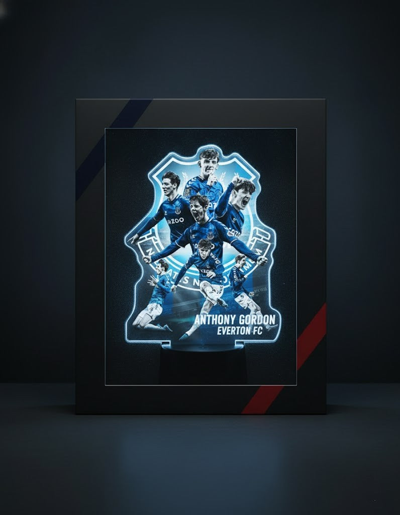 Anthony Gordon Everton FC Lamp – 3D Acrylic Night Light Football Fan Gift