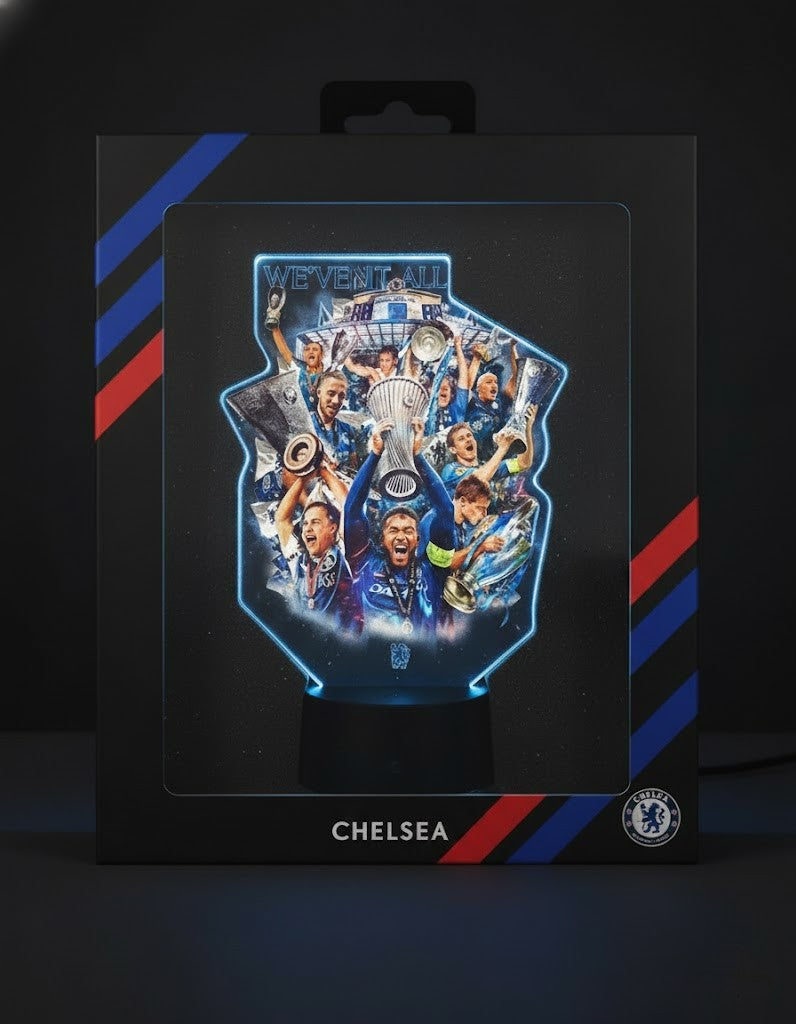 Chelsea Football Club LED Lamp – Trophy Celebration Collage 3D Night Light