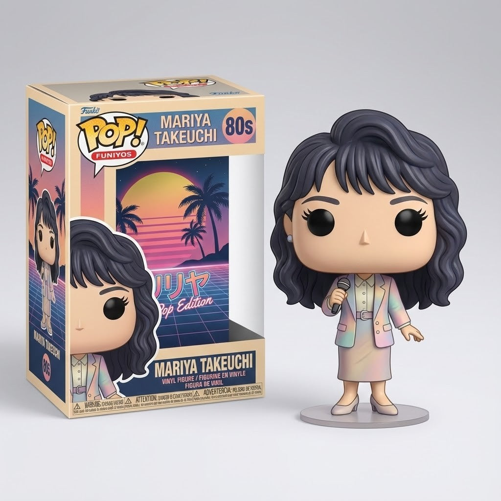 Mariya Takeuchi 80s Funko Pop – City Pop Style Figure