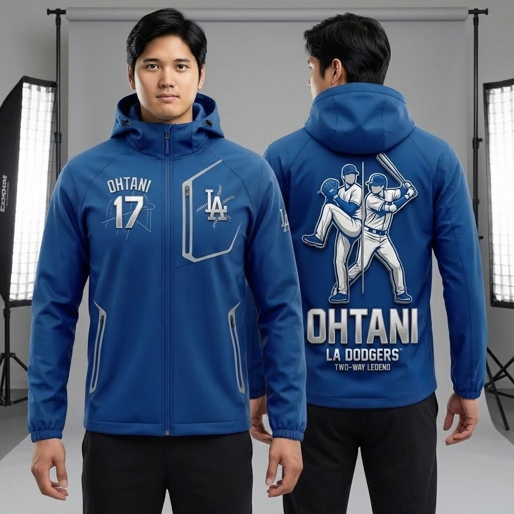 Shohei Ohtani Los Angeles Dodgers 3D WATERPROOF JACKET