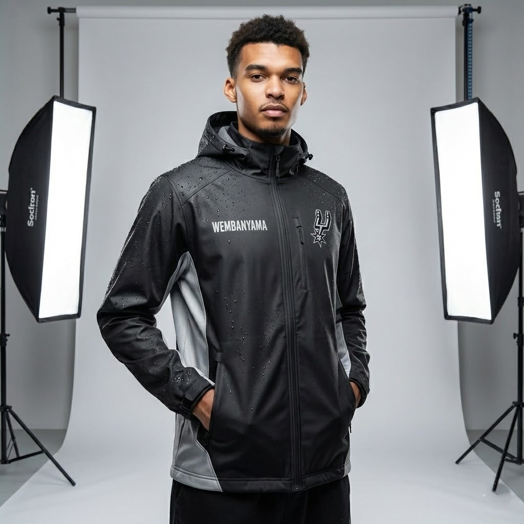 San Antonio Spurs Wembanyama Jacket – The Future Is Now Hooded Jacket