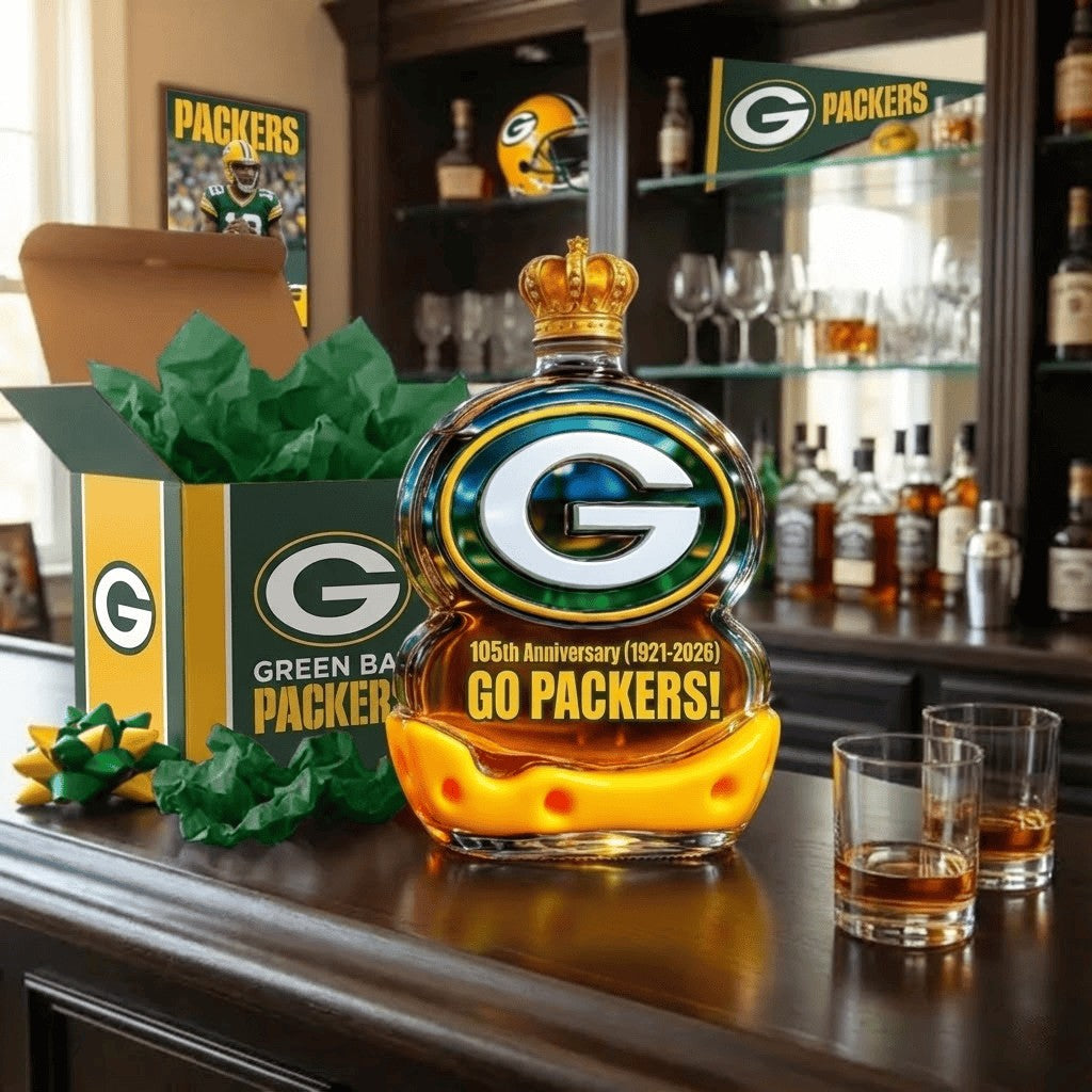 Green Bay Packers 105th Anniversary 1921-2026 Whiskey Decanter