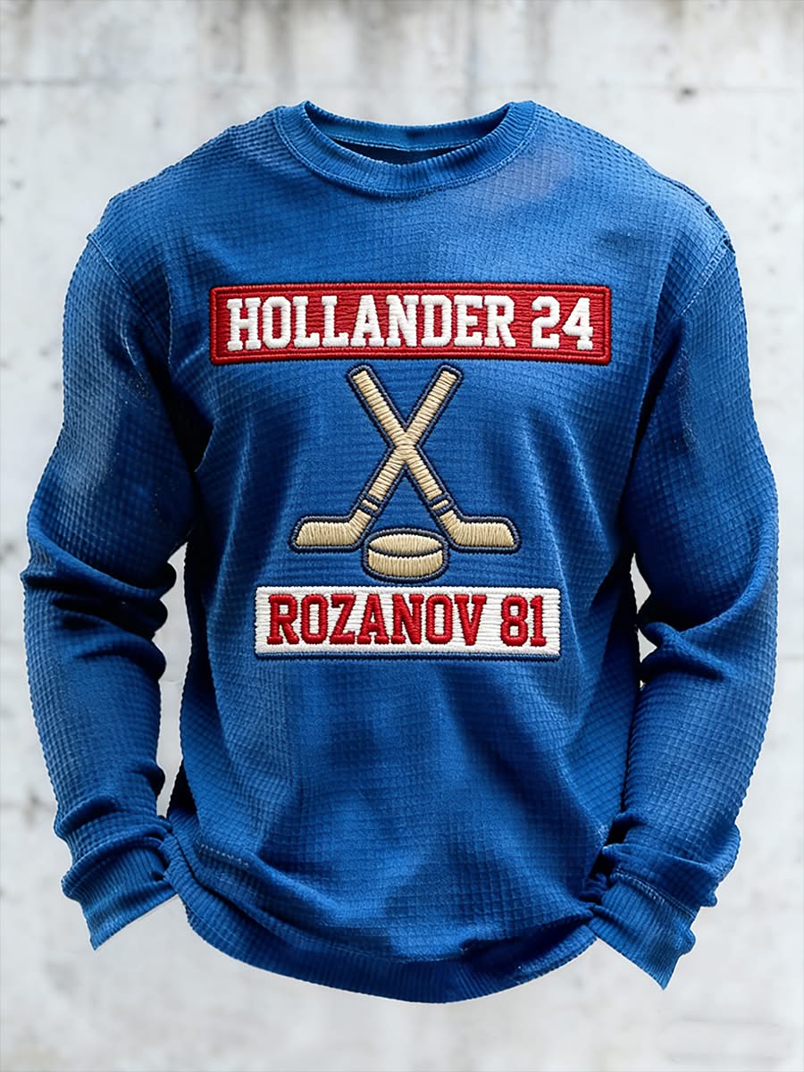 Hollander 24 Rozanov 81 Hockey Long Sleeve Shirt
