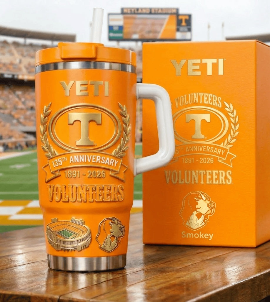 Tennessee Volunteers 135th Anniversary 1891-2026 YETI Mug