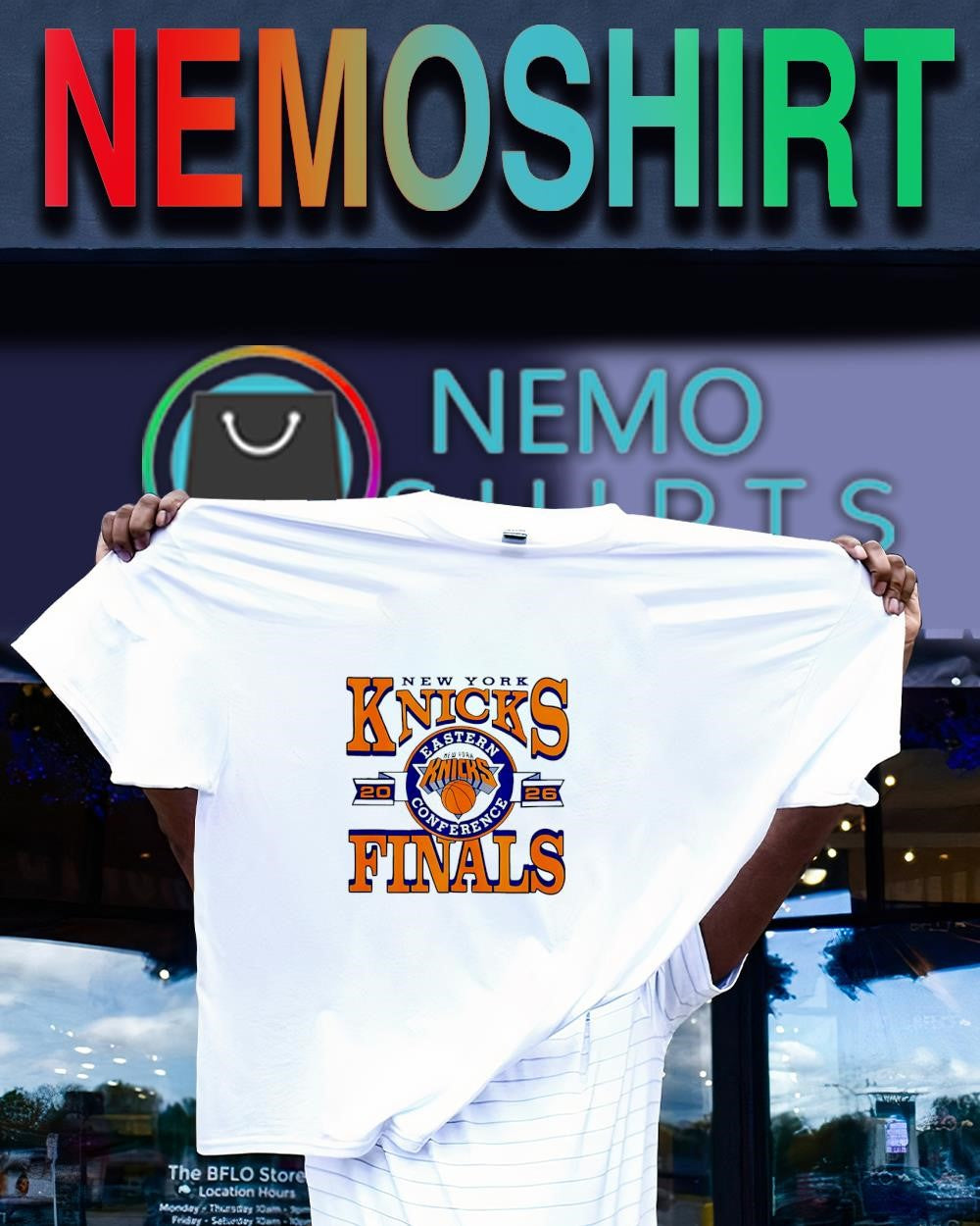 2026 Eastern Conference Finals New York Knicks logo shirt