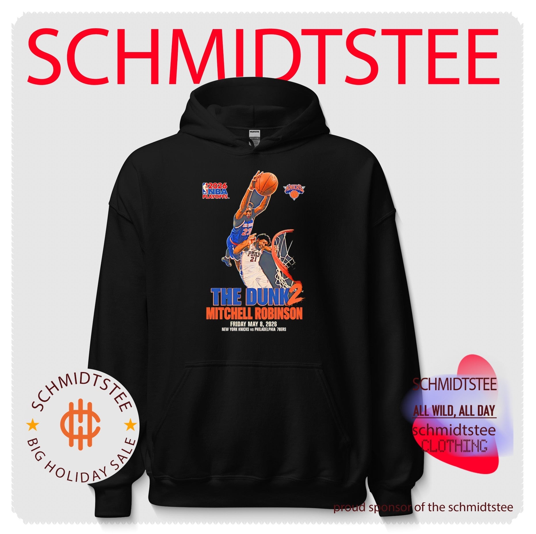 2026 NBA Playoffs NY Knicks The Dunk 2 Mitchel Robinson shirt