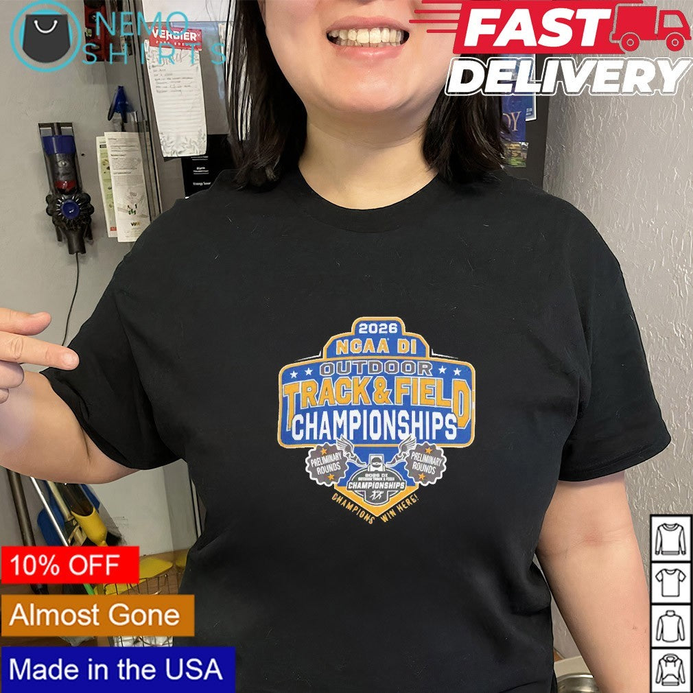 2026 NCAA DI Outdoor Track and Field championships Preliminary rounds logo shirt