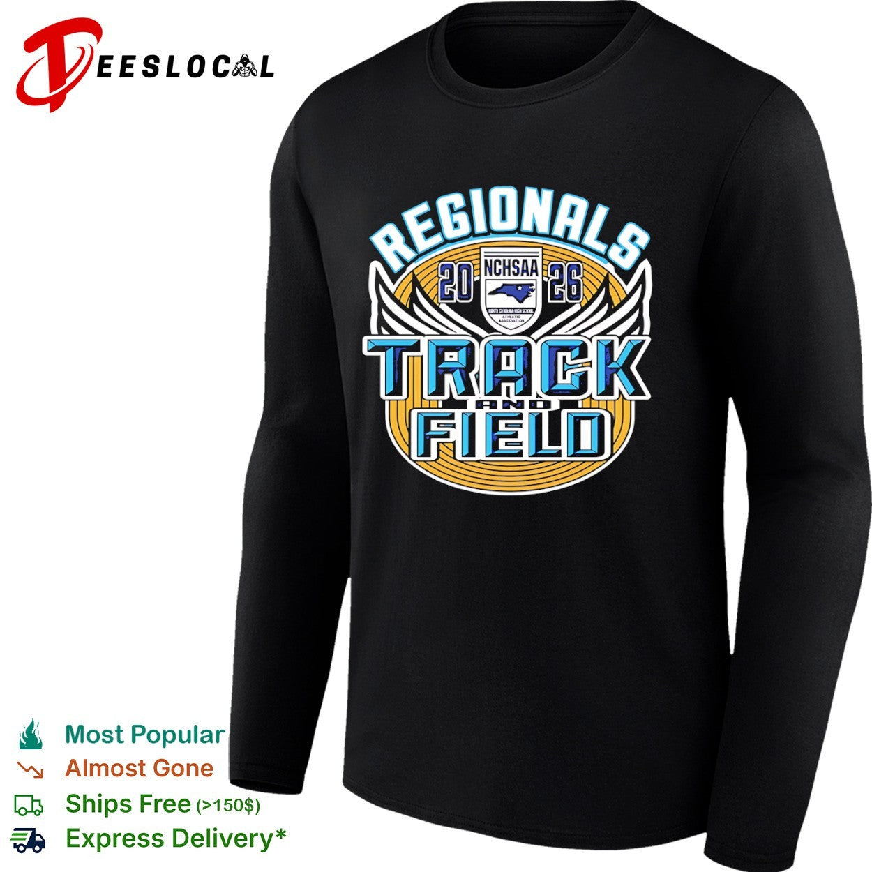 2026 Regionals NCHSAA Track Field North Carolina High School shirt