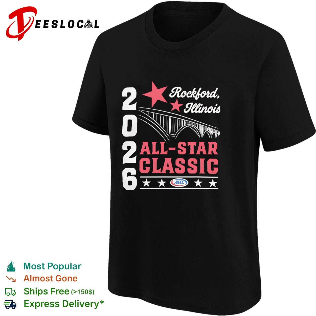 2026 Rockford Illinois All Star Classic AHL Hockey shirt
