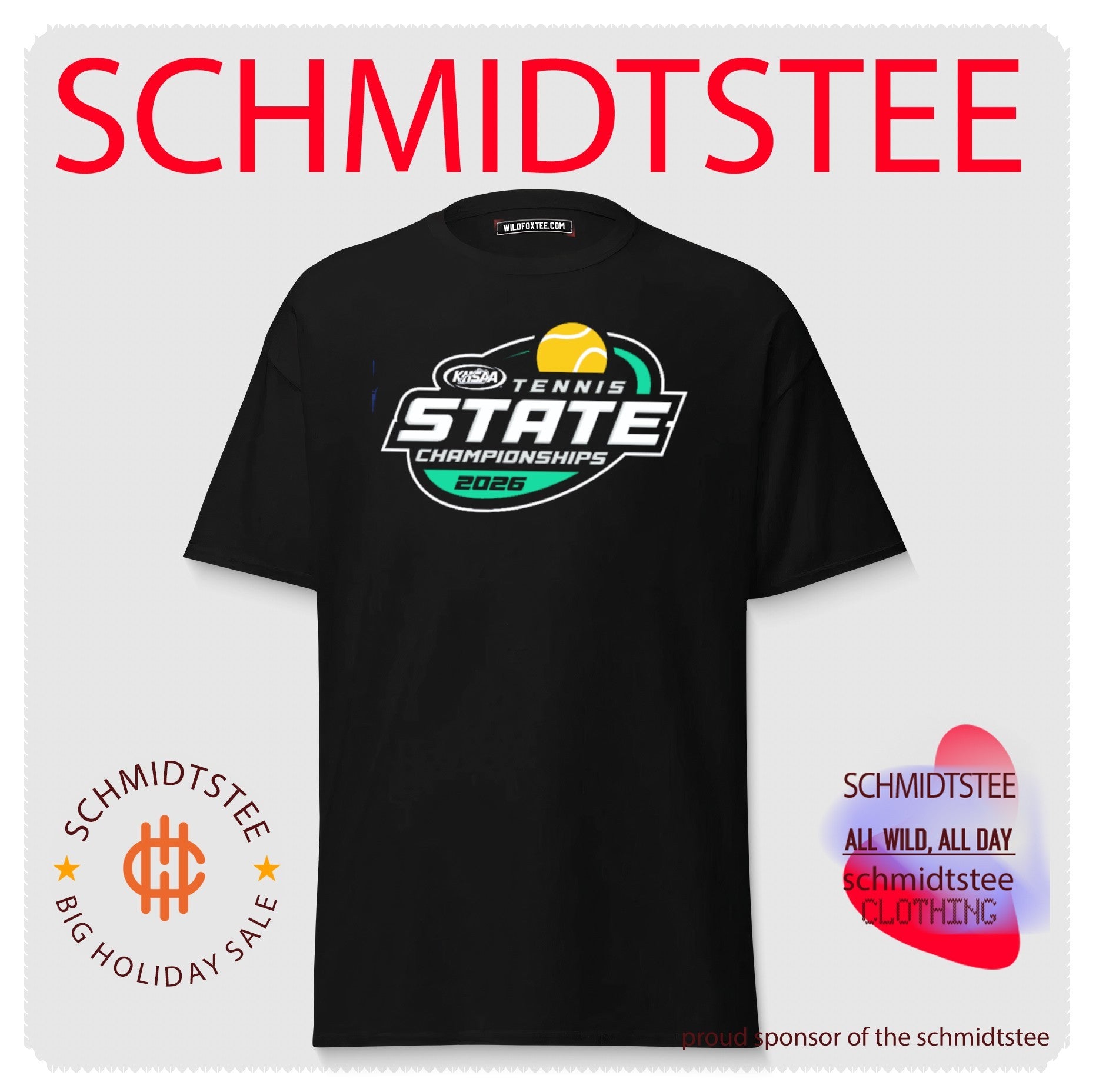 2026 Tennis State Championships KHSAA logo shirt