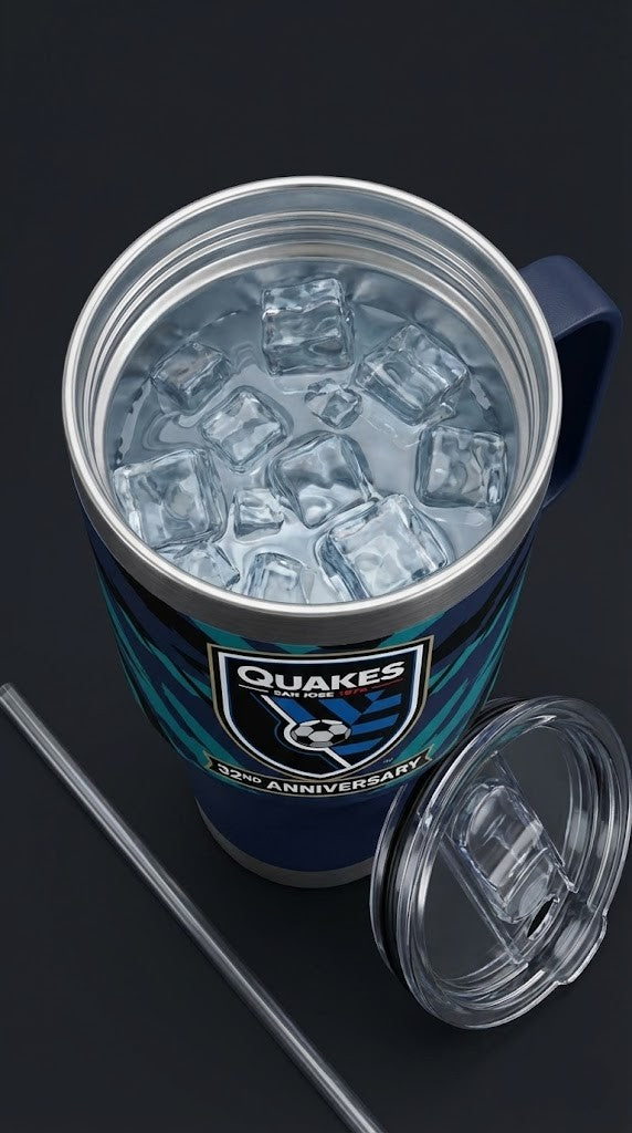 San Jose Earthquakes 32nd Anniversary Tumbler 1994-2026