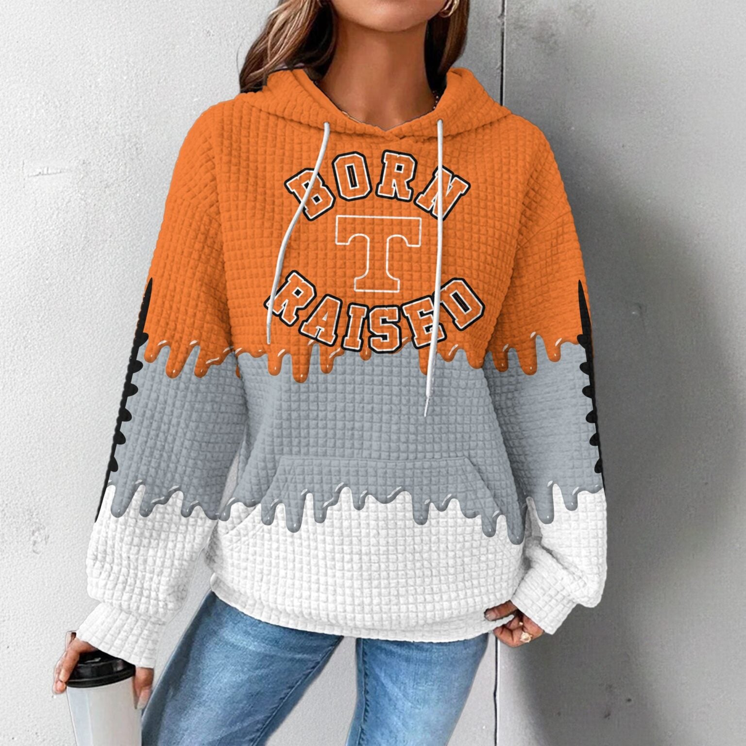 Tennessee Volunteers Born and Raised I Bleed Volunteer Orange 3D Hoodie