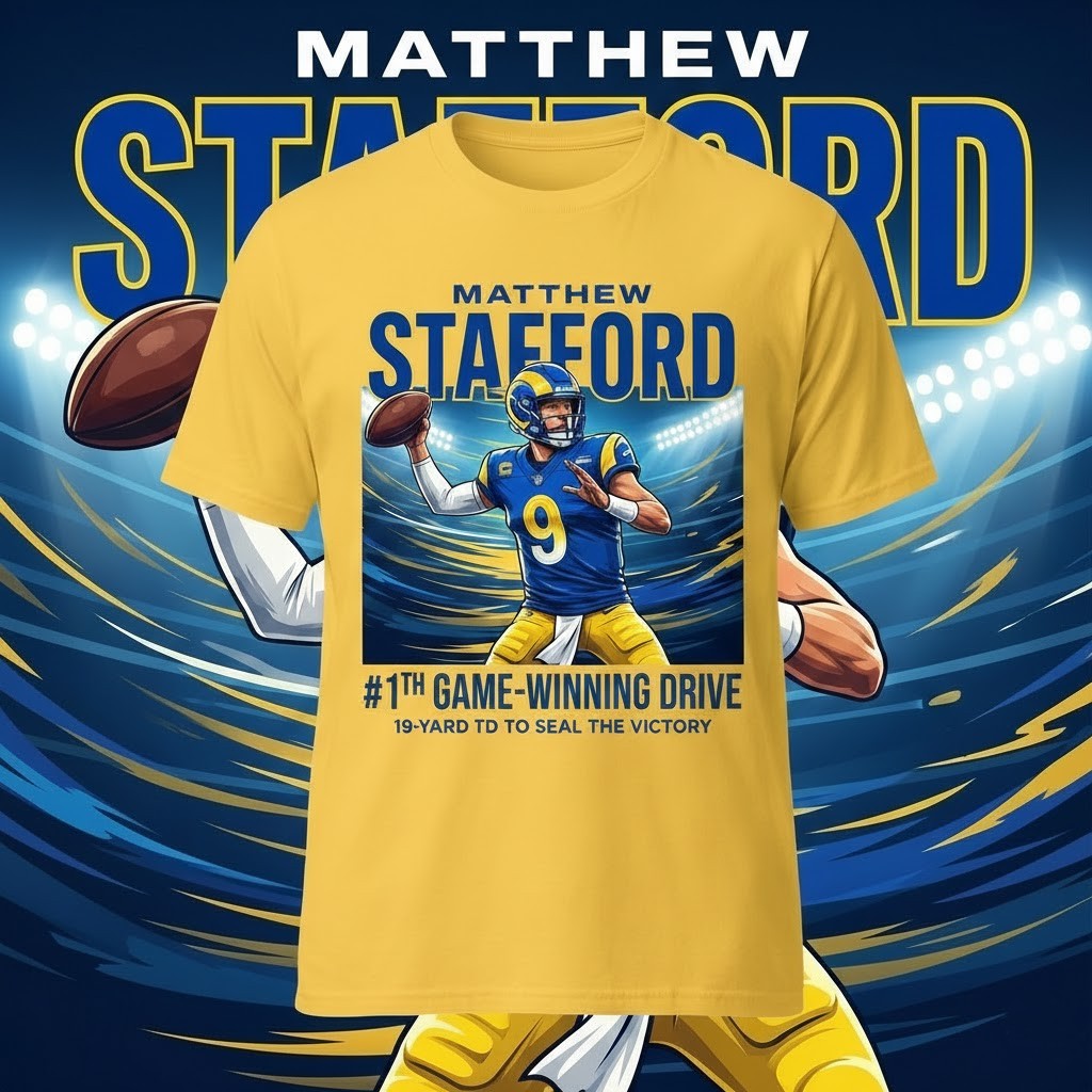 Matthew Stafford 40th Game-Winning Drive T-Shirt