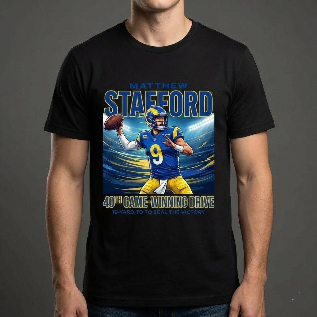 Matthew Stafford 40th Game-Winning Drive T-Shirt