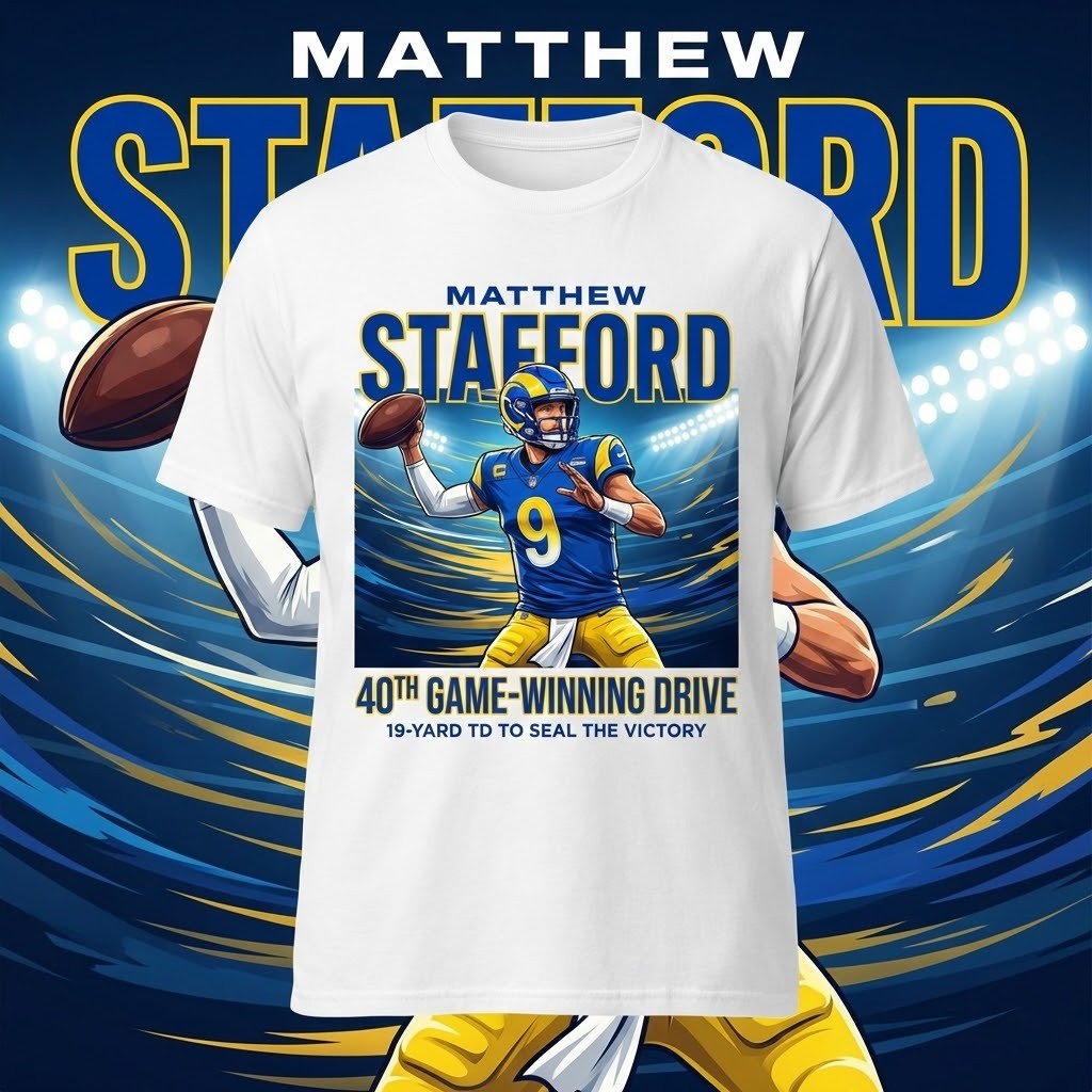 Matthew Stafford 40th Game-Winning Drive T-Shirt