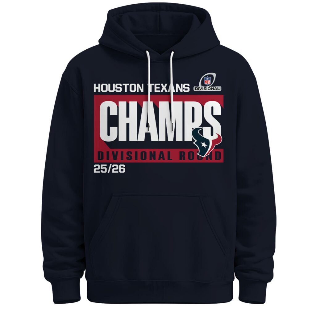 Houston Texans 2025-26 Divisional Play Off Champs Hoodie