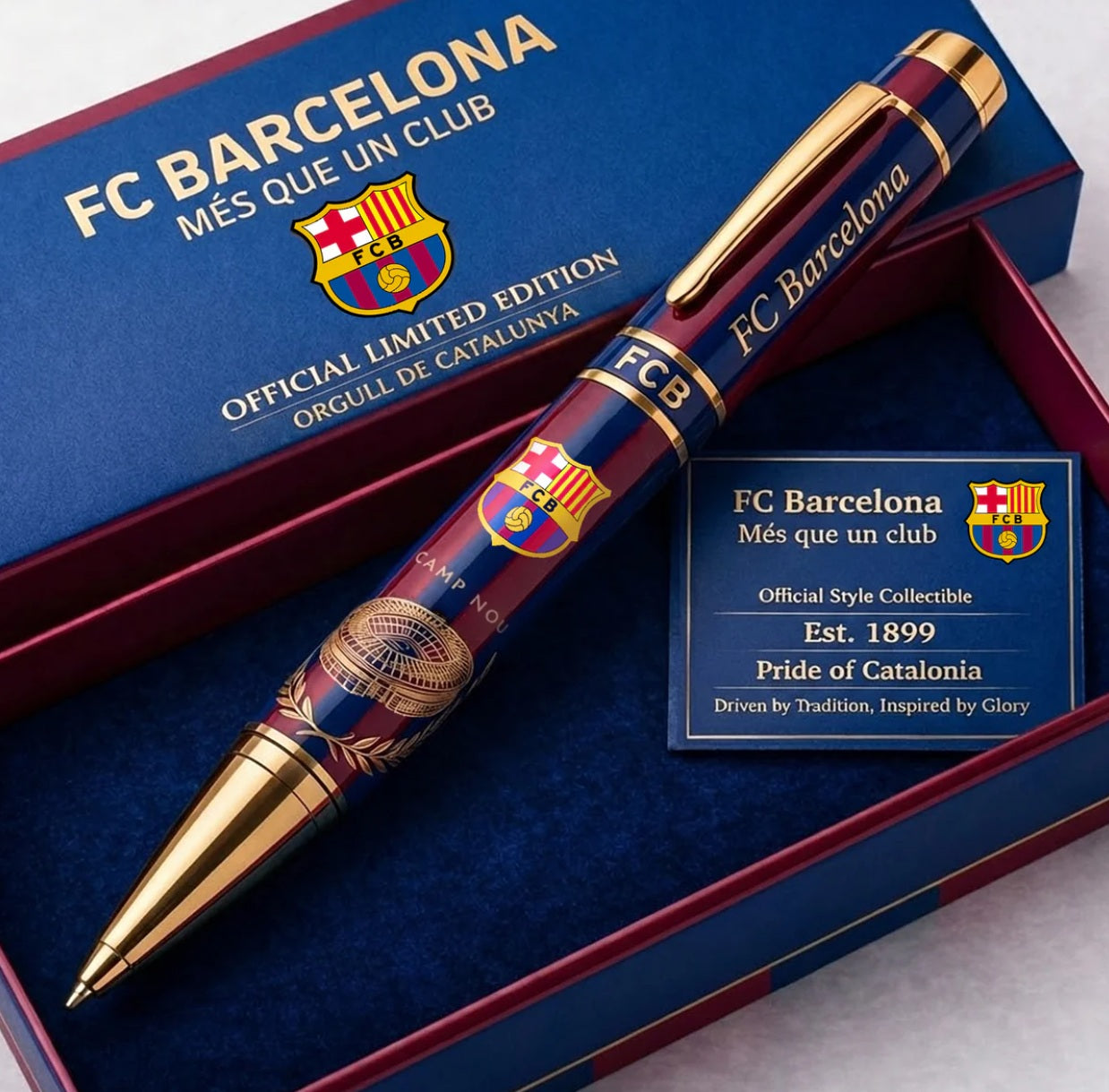 FC Barcelona Anniversary Est 1899 Collectible Pen