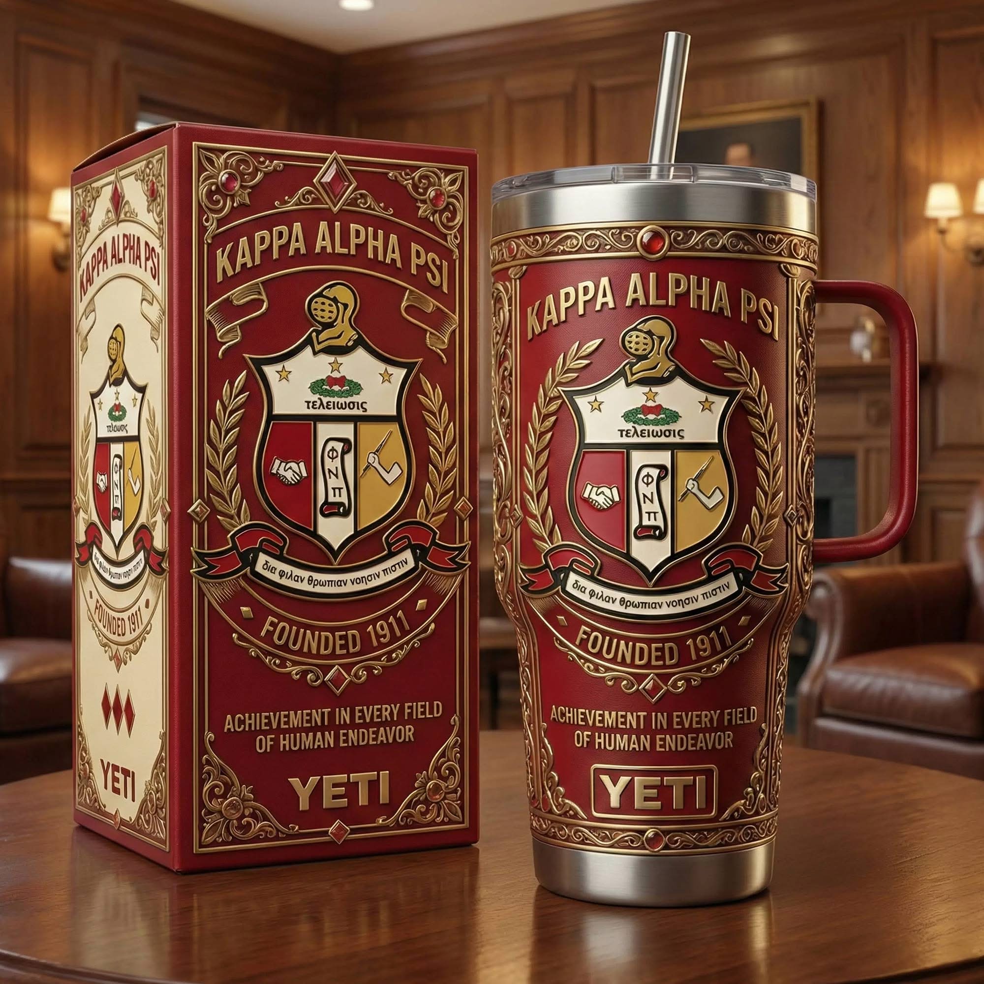 Kappa Alpha Psi Founded 1911 Achievement Yeti Tumbler