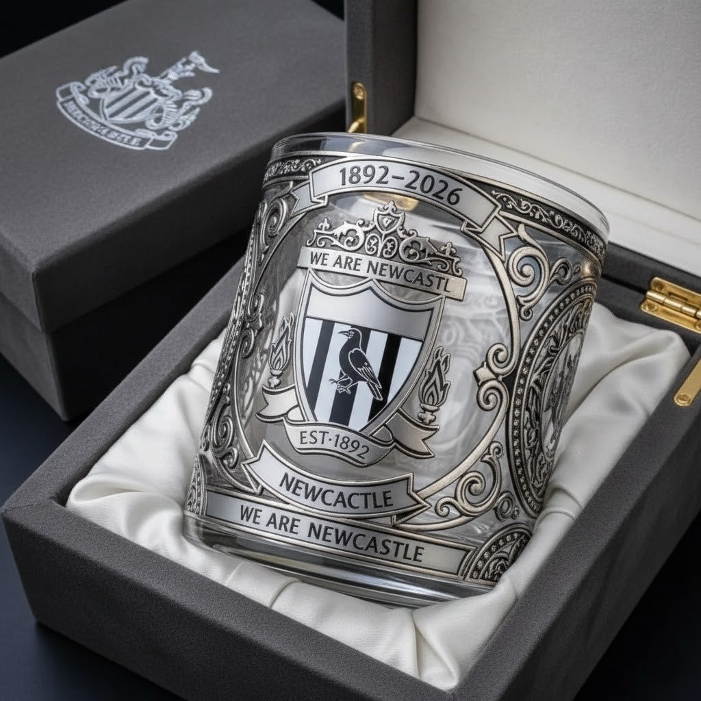 Newcastle United 1892-2026 Anniversary Whiskey Glass