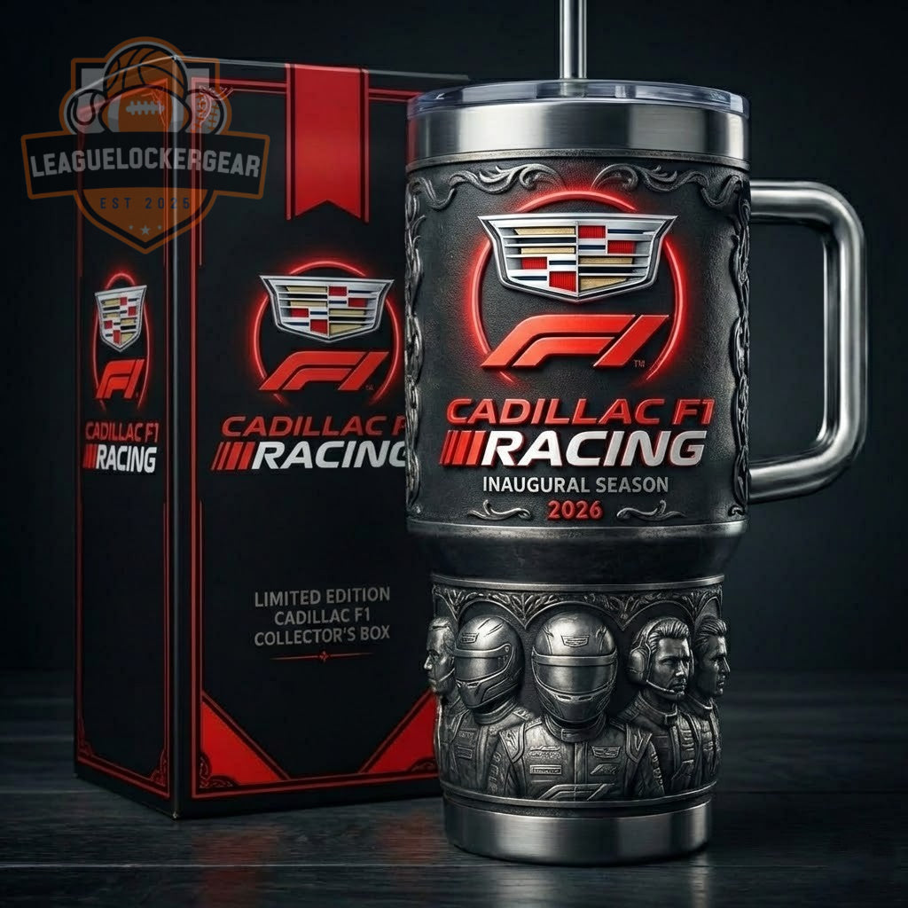 Cadillac F1 Racing Inaugural Season 2026 Carved Tumbler