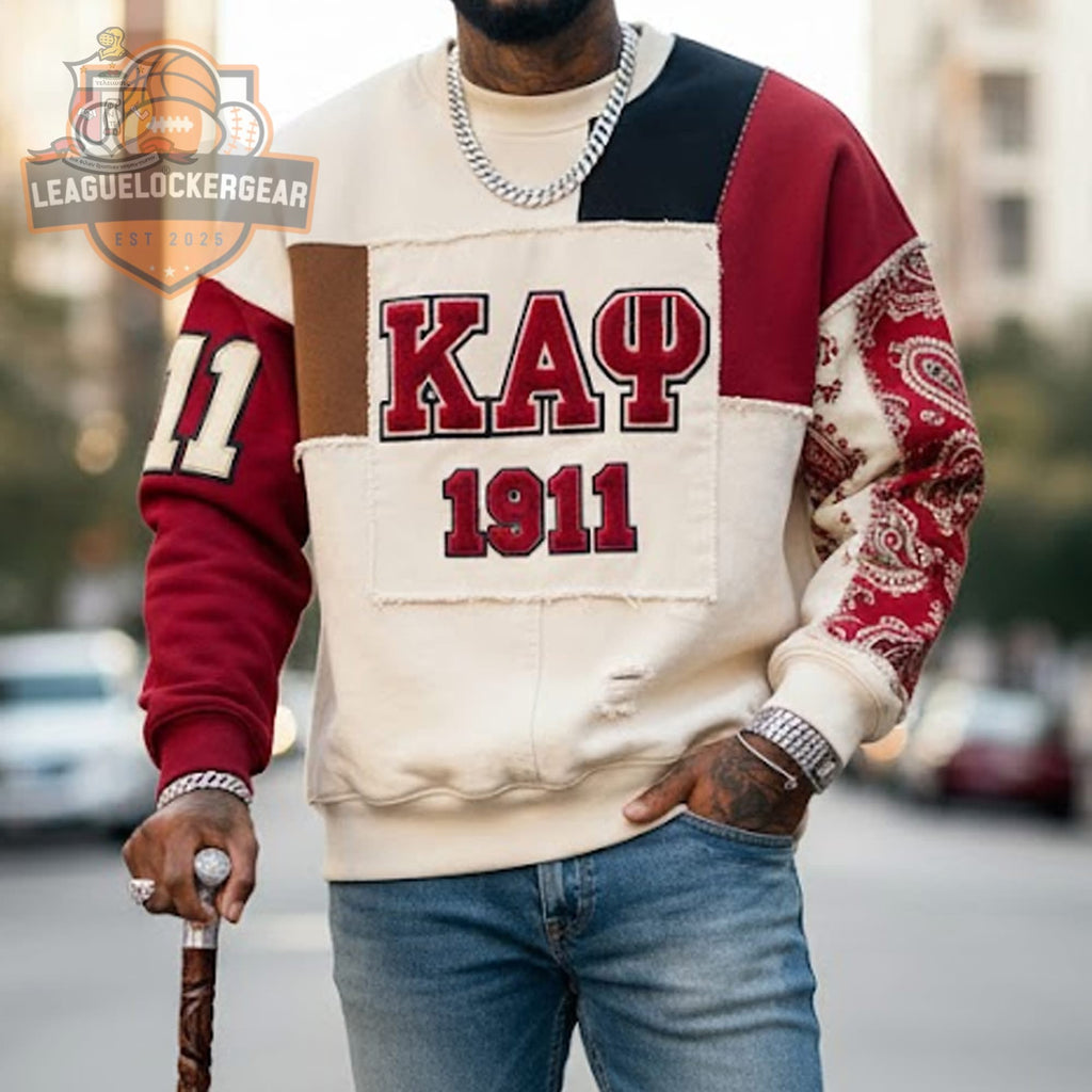 Kappa Alpha Psi 1911 Patchwork Sweatshirt