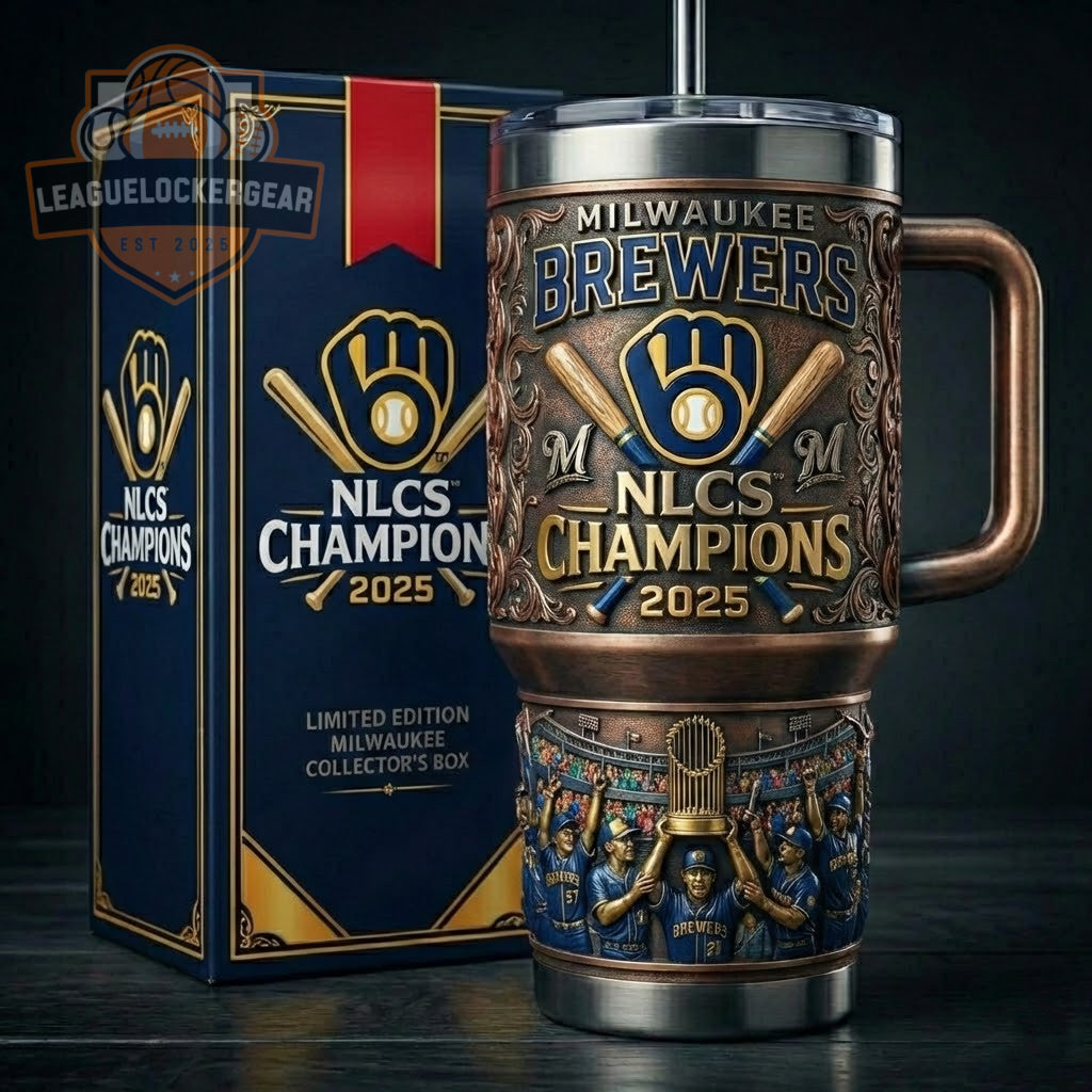 Milwaukee Brewers NLCS Champions 2025 Tumbler Mug