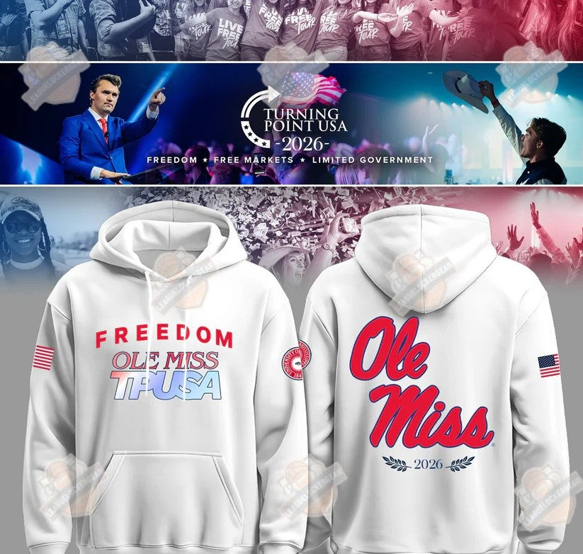 Ole Miss Turning Point USA Freedom 2026 Hoodie
