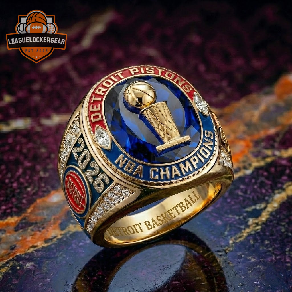 Detroit Pistons 2026 NBA Champions Championship Ring
