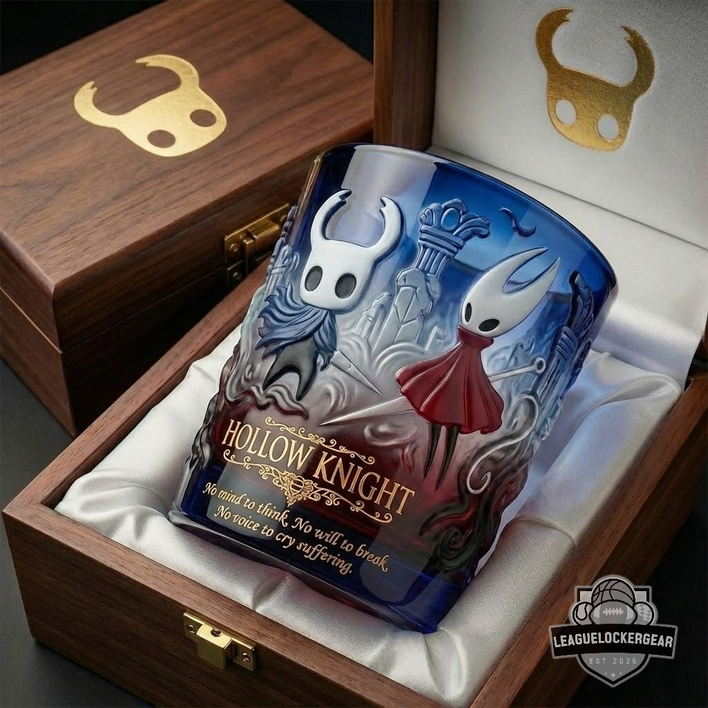 Hollow Knight The Knight And Hornet Collector Whiskey Glass