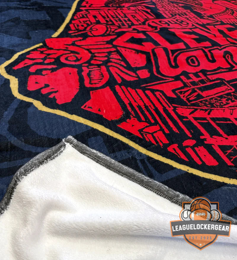 Cleveland Indians 1948 Champions Cityscape Blanket