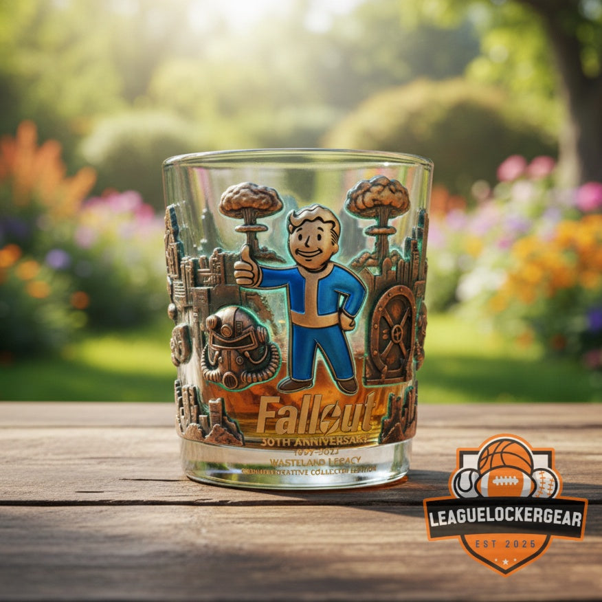 Fallout 30th Anniversary Wasteland Legacy Whiskey Glass
