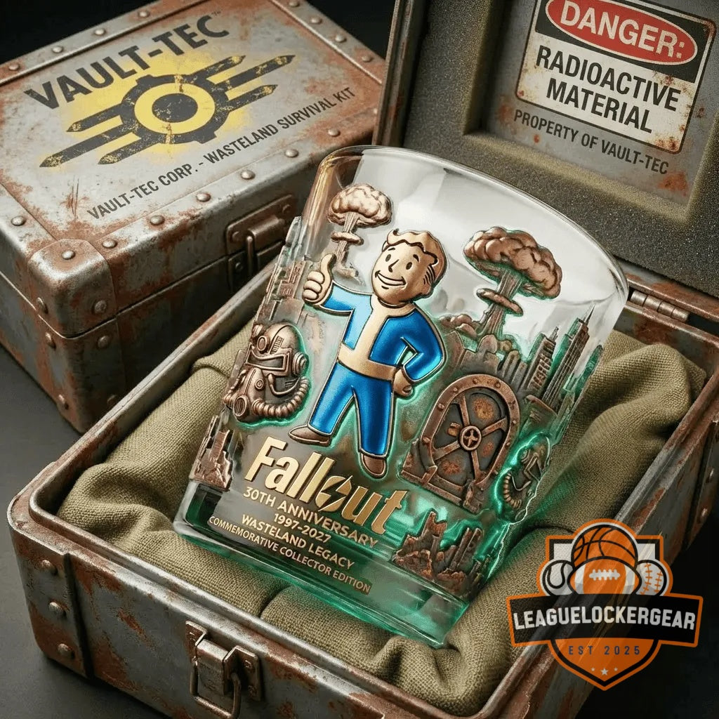 Fallout 30th Anniversary Wasteland Legacy Whiskey Glass