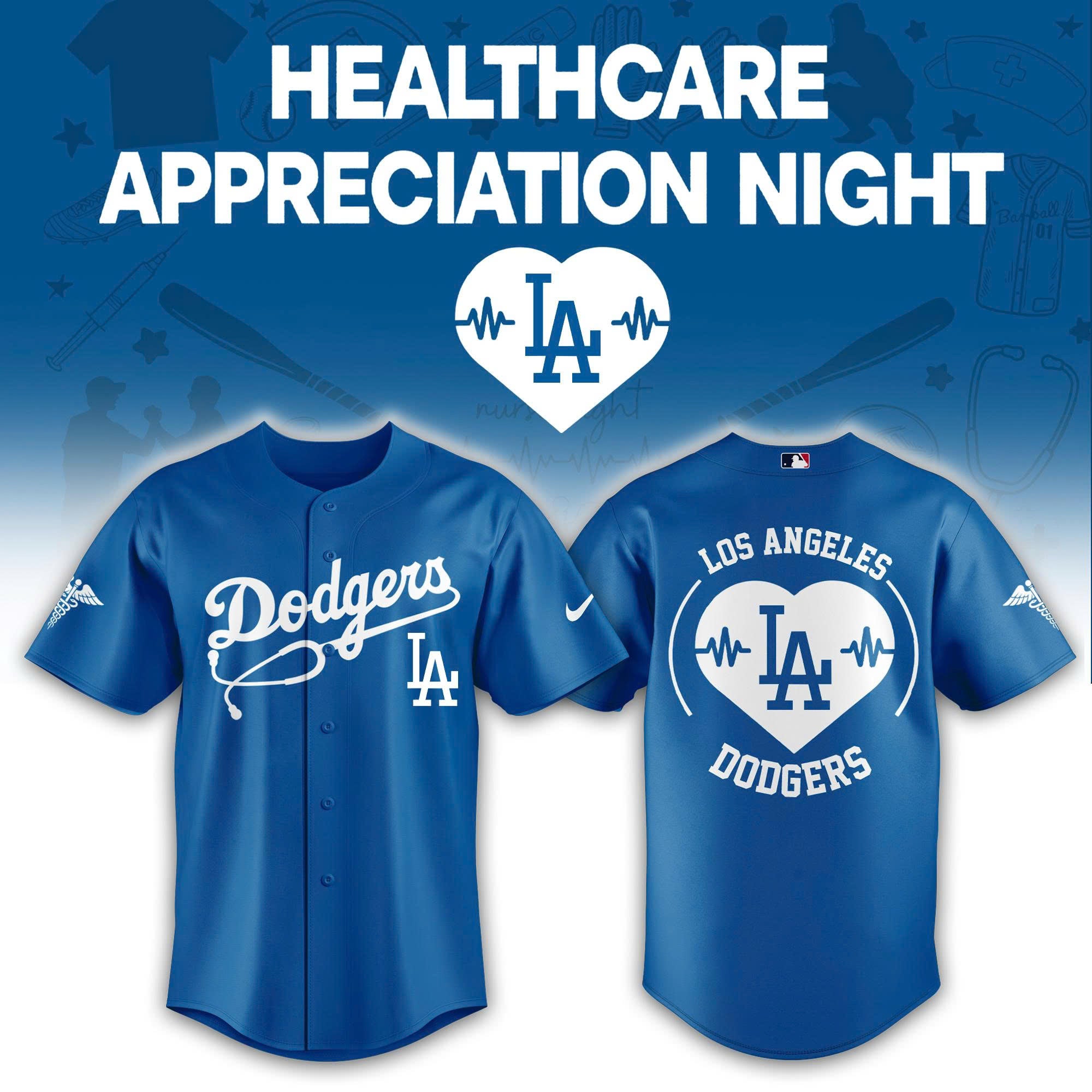 Los Angeles Dodgers Healthcare Appreciation Night Baseball Jersey