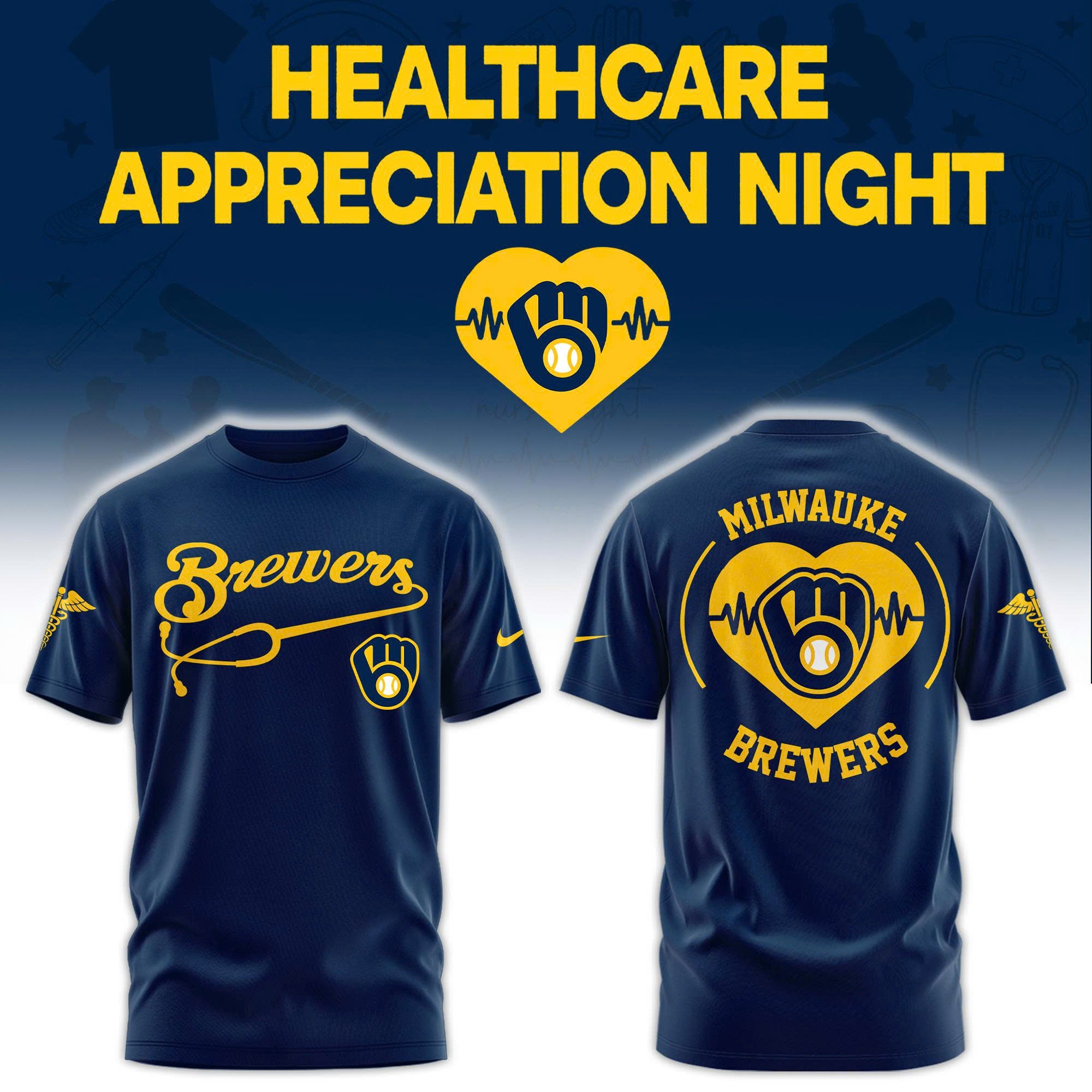 Milwaukee Brewers Healthcare Appreciation Night T-Shirt