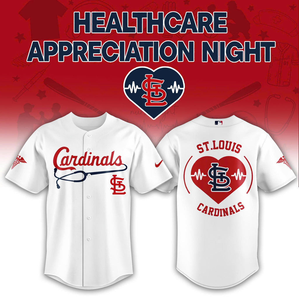 St. Louis Cardinals Healthcare Appreciation Night Baseball Jersey