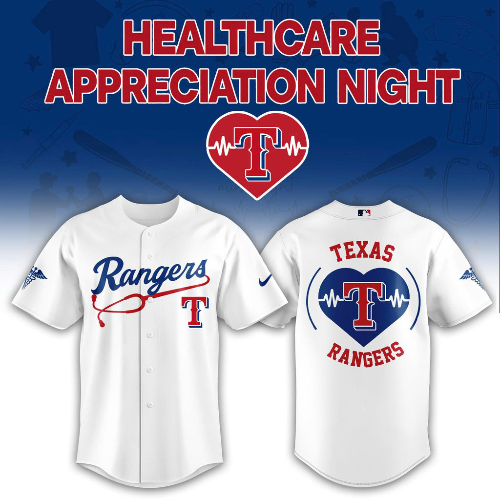 Texas Rangers Healthcare Appreciation Night Baseball Jersey