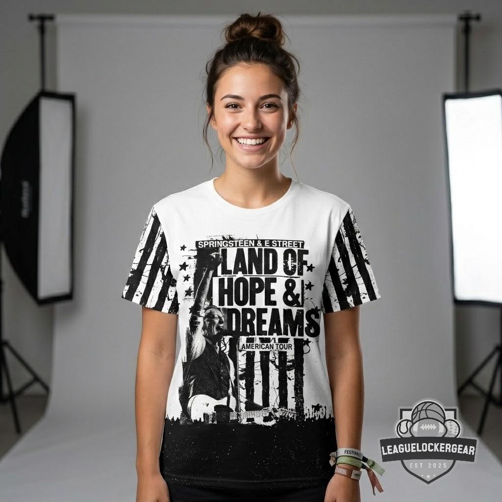 Bruce Springsteen & E Street Band Land Of Hope & Dreams American Tour T-Shirt