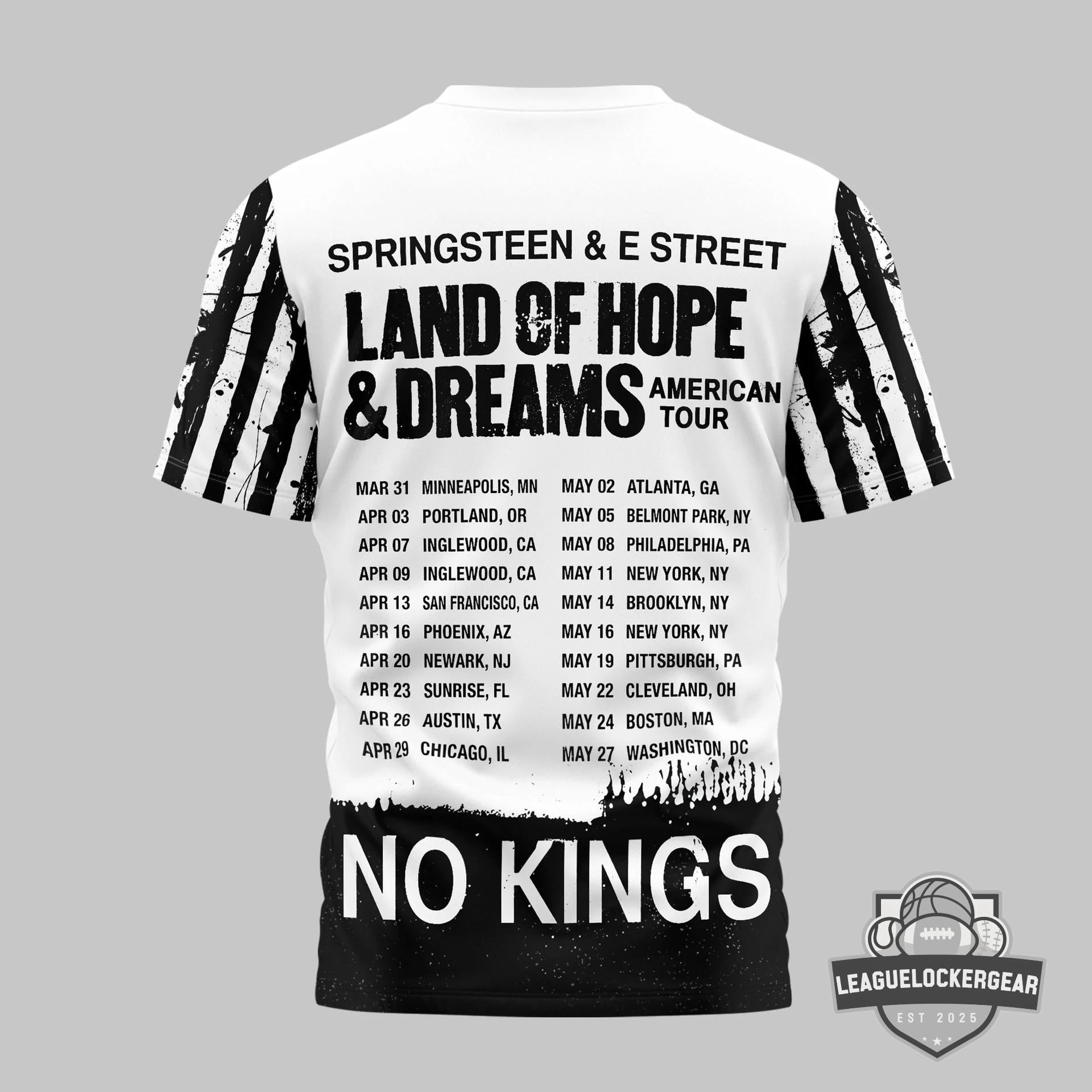 Bruce Springsteen & E Street Band Land Of Hope & Dreams American Tour T-Shirt